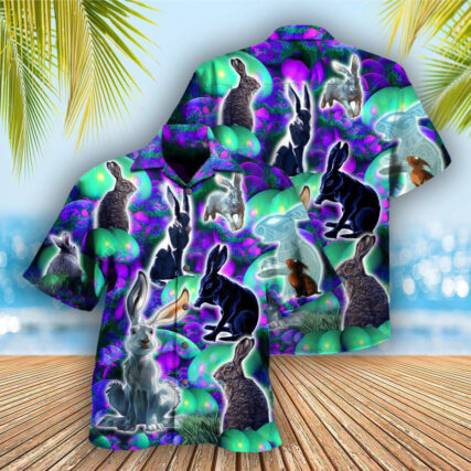 Rabbit Get Egg Cited For Easter - Hawaiian Shirt - Owl Ohh - Owl Ohh