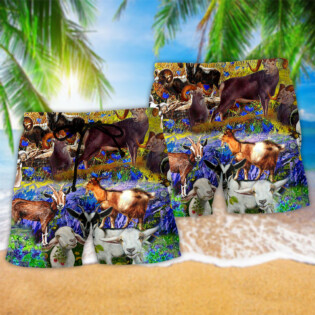 Goat Love Animals Farm Life - Beach Short - Owl Ohh - Owl Ohh