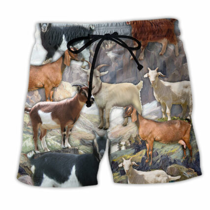 Goat Mountain Classic Style - Beach Short - Owl Ohh - Owl Ohh