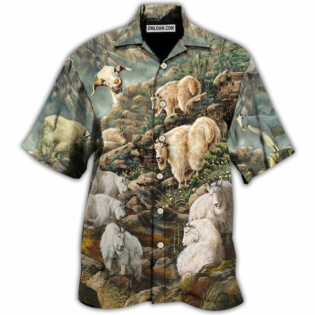 Goat Mountain Wild Life - Hawaiian Shirt - Owl Ohh - Owl Ohh