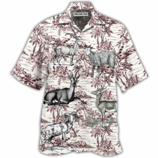 Goat Tropical Style Type - Hawaiian shirt - Owl Ohh - Owl Ohh