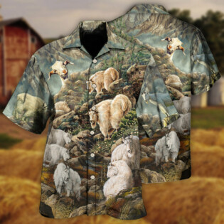 Goat Mountain Wild Life - Hawaiian Shirt - Owl Ohh - Owl Ohh