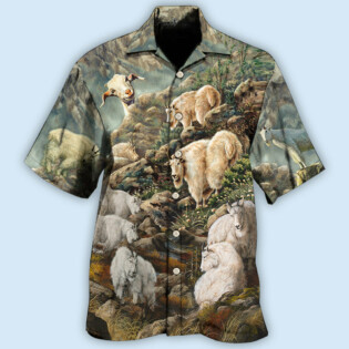 Goat Mountain Wild Life - Hawaiian Shirt - Owl Ohh - Owl Ohh