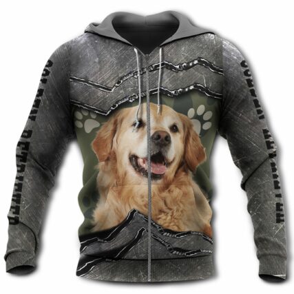 Golden Retriever My Friend Dog Paw - Hoodie - Owl Ohh - Owl Ohh