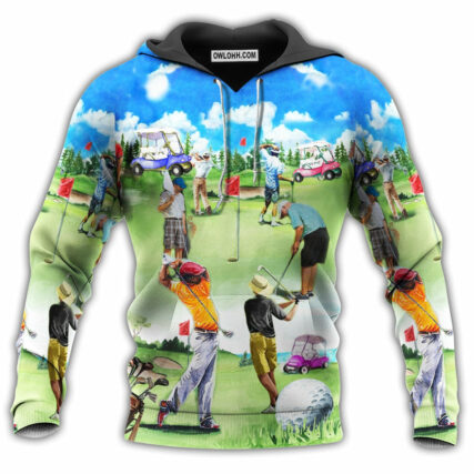 Golf Eat Sleep Golf Repeat Everyday - Hoodie - Owl Ohh - Owl Ohh