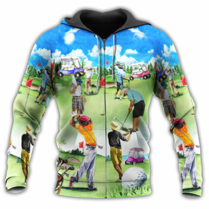 Golf Eat Sleep Golf Repeat Everyday - Hoodie - Owl Ohh - Owl Ohh