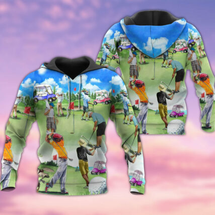 Golf Eat Sleep Golf Repeat Everyday - Hoodie - Owl Ohh - Owl Ohh