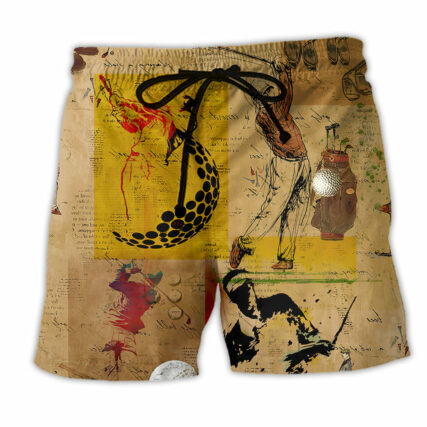 Golf Is A Game Not Just Of Manner But Of Morals Vintage - Beach Short - Owl Ohh - Owl Ohh