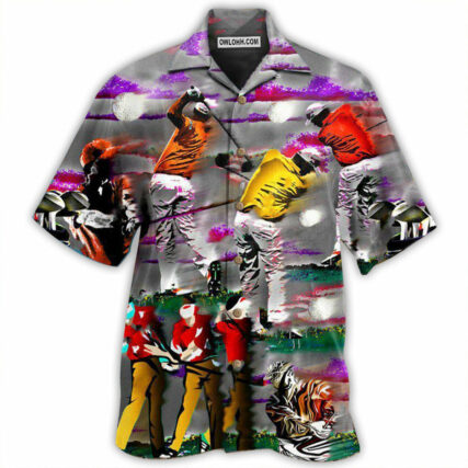 Golf Life Is A Game But Golfis Serious - Hawaiian Shirt - Owl Ohh - Owl Ohh