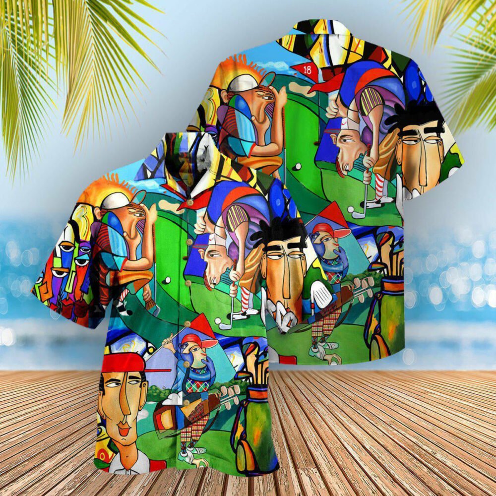 Golf That's What I Do I Play Golf I Know Thing - Hawaiian Shirt - Owl Ohh - Owl Ohh