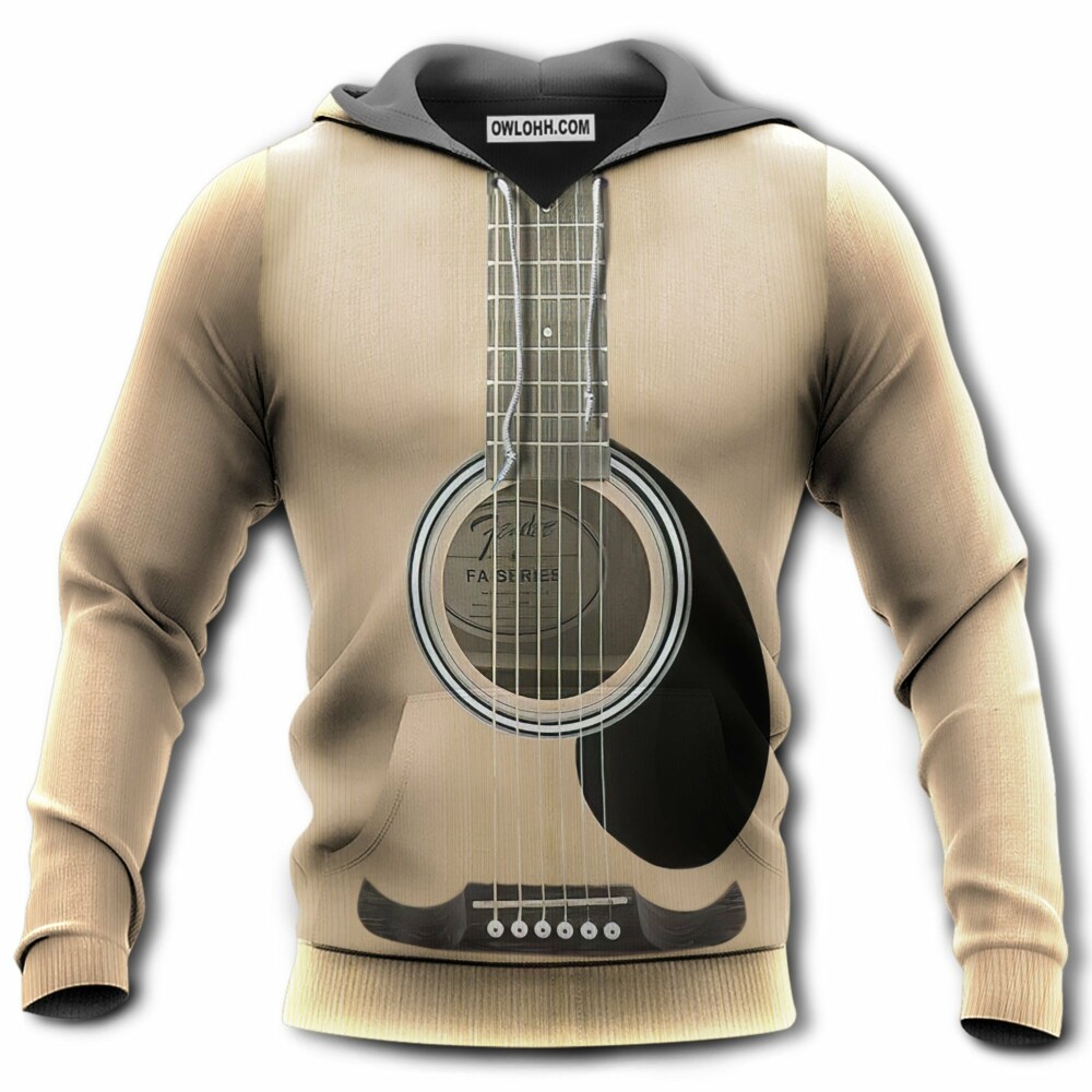 Guitar Always By My Side - Hoodie - Owl Ohh - Owl Ohh