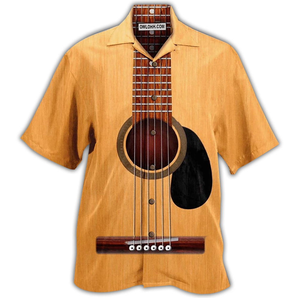 Guitar Amazing Music Basic Guitar - Hawaiian Shirt - Owl Ohh - Owl Ohh