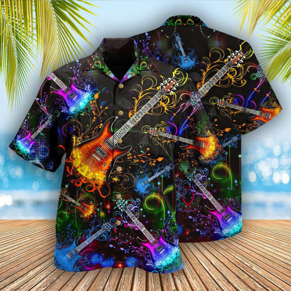 Guitar Gowhere The Guitar Takes You - Hawaiian Shirt - Owl Ohh - Owl Ohh