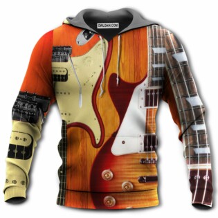 Guitar Is My Soul Vintage Style - Hoodie - Owl Ohh - Owl Ohh