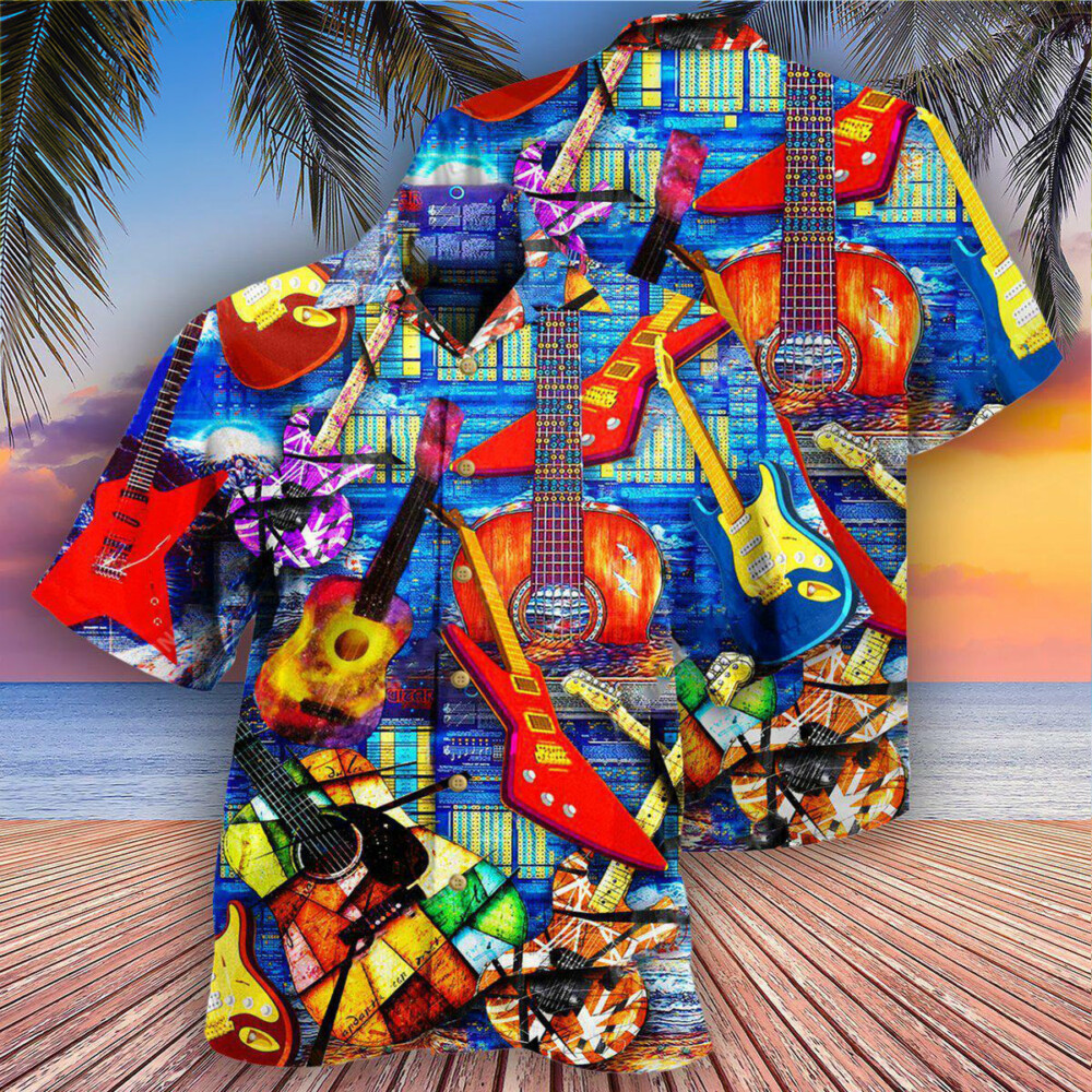 Guitar Life Is Full Of Choices And I Choose - Hawaiian Shirt - Owl Ohh - Owl Ohh