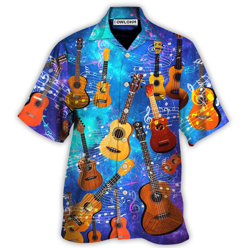 Guitar Ukulele Love Forever Style - Hawaiian Shirt - Owl Ohh - Owl Ohh