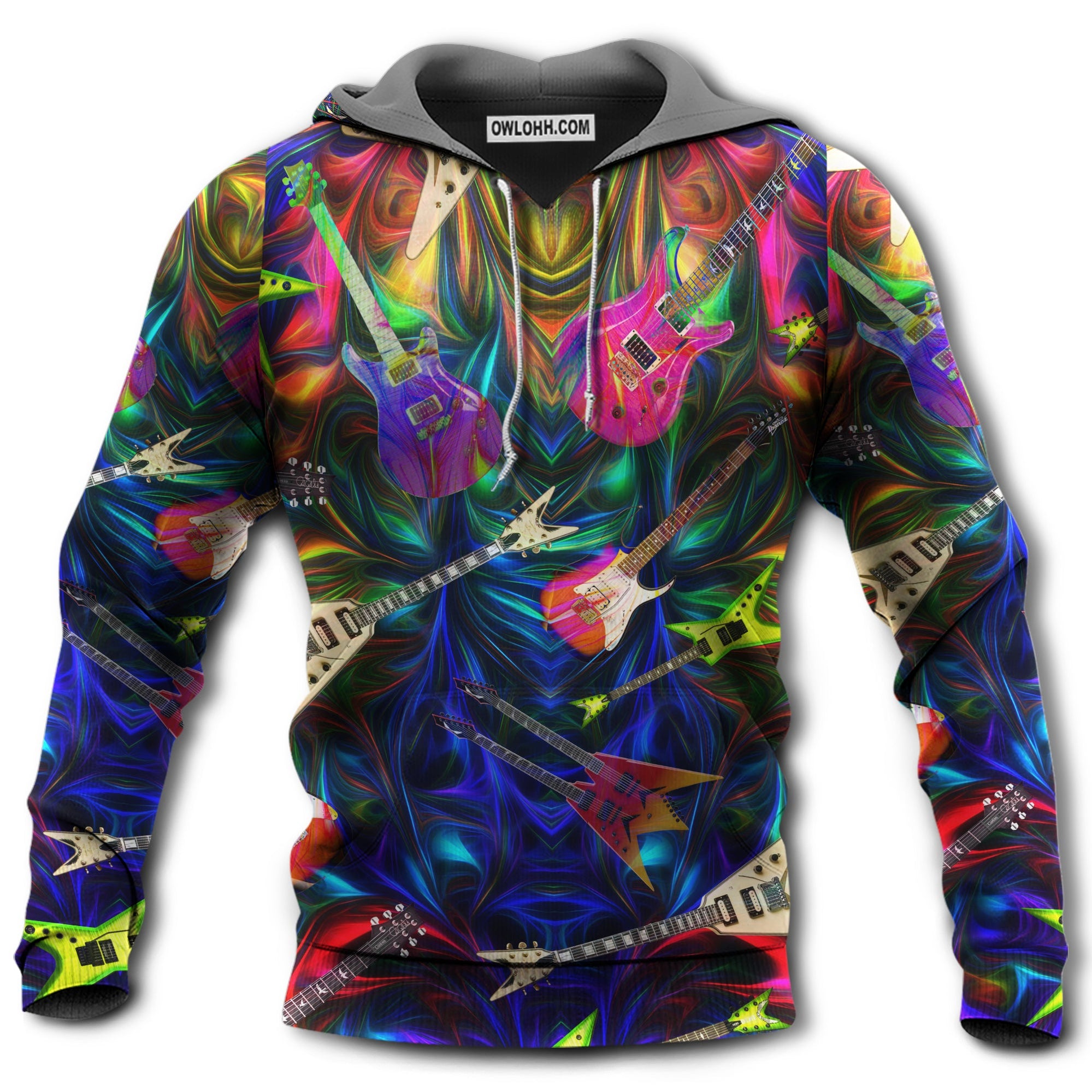 Guitar Music Electric Guitar Amazing - Hoodie - Owl Ohh - Owl Ohh