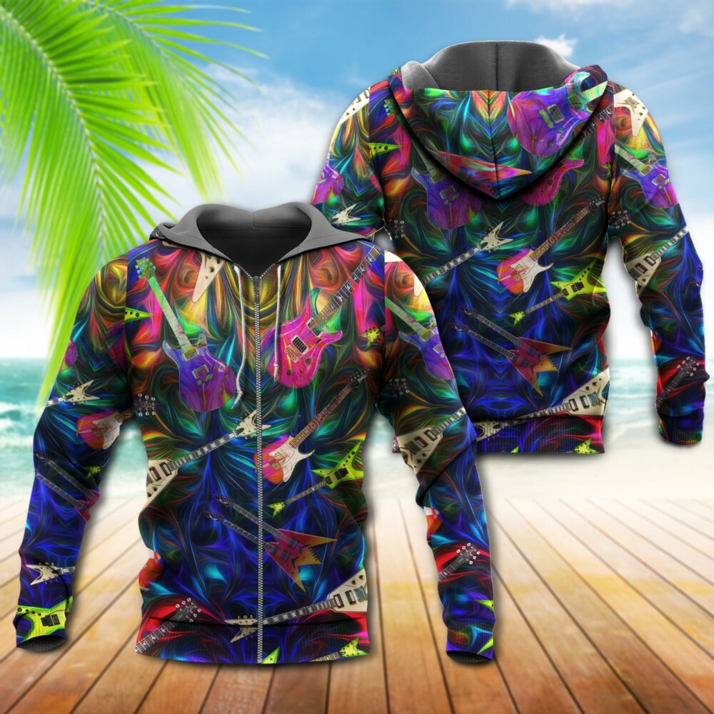 Guitar Music Electric Guitar Amazing - Hoodie - Owl Ohh - Owl Ohh