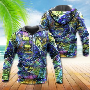 Guitar Music Guitar Love Life - Hoodie - Owl Ohh - Owl Ohh