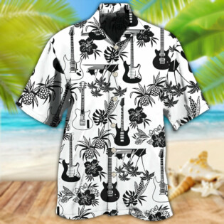 Guitar Music With Electric Guitar - Hawaiian Shirt - Owl Ohh - Owl Ohh