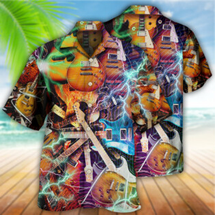 Guitar The World Would Be A Concert - Hawaiian Shirt - Owl Ohh - Owl Ohh