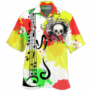 Guitar Colorful Style - Hawaiian Shirt - Owl Ohh - Owl Ohh