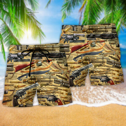 Gun It's About How To How To Hold It - Beach Short - Owl Ohh - Owl Ohh