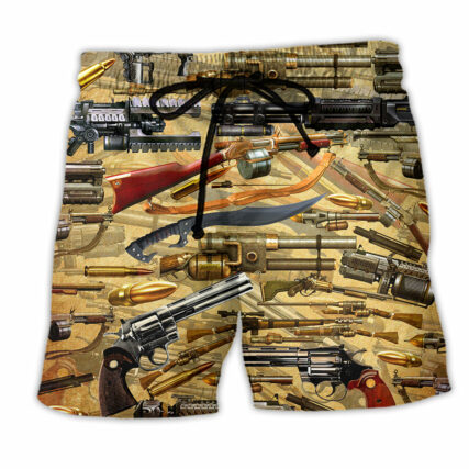 Gun It's About How To How To Hold It - Beach Short - Owl Ohh - Owl Ohh