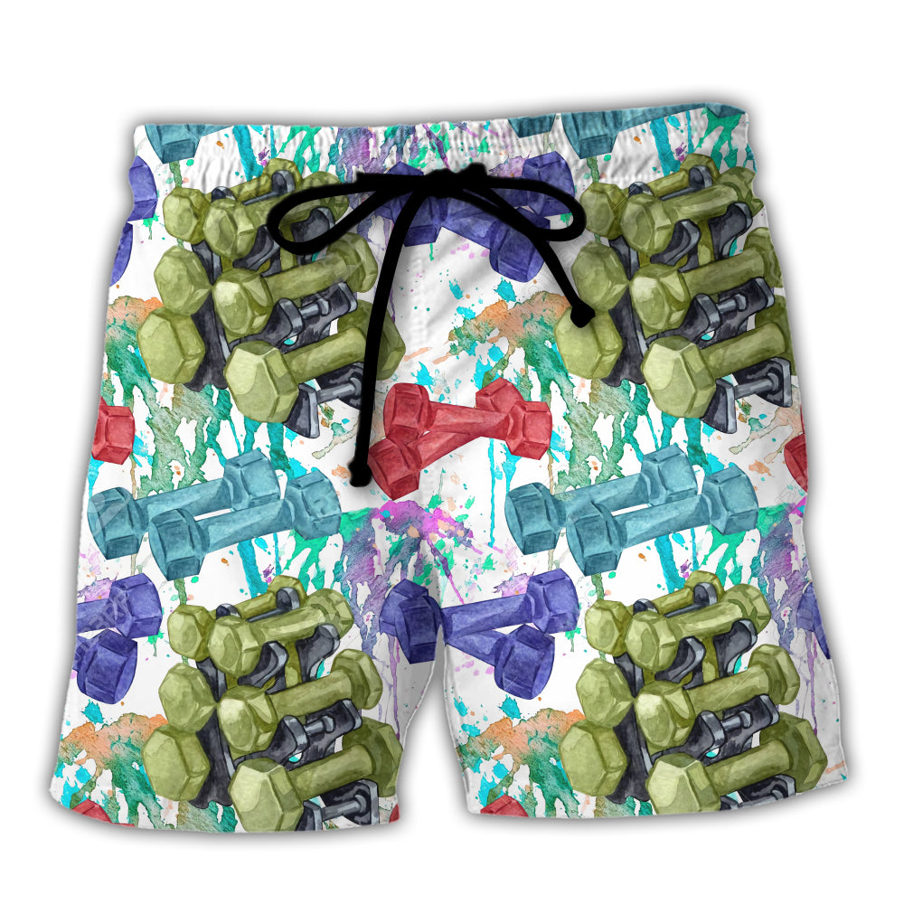 Gym Colorful Lover Style - Beach Short - Owl Ohh - Owl Ohh