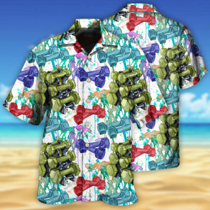 Gym Colorful I'm So Happy - Hawaiian Shirt - Owl Ohh - Owl Ohh