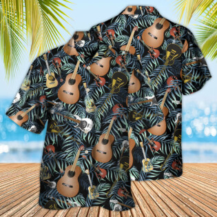 Guitar Love Life Style Cool - Hawaiian Shirt - Owl Ohh - Owl Ohh