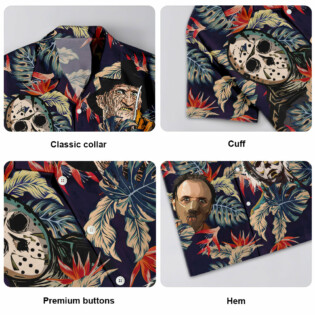 Halloween Horror Character Summer - Hawaiian Shirt - Owl Ohh-Owl Ohh