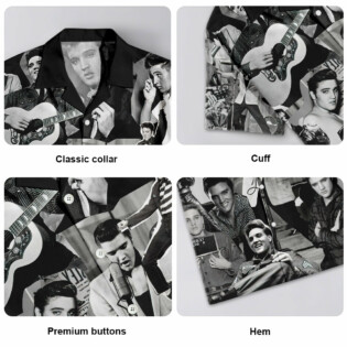 Music Elvis Presley The King Of Rock And Roll - Hawaiian Shirt - Owl Ohh-Owl Ohh