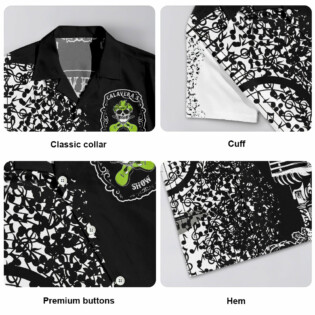 Guitar Logo Custom - Hawaiian Shirt - Owl Ohh-Owl Ohh