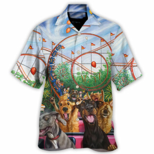 Park Dog This Roller Coaster Life - Hawaiian Shirt - Owl Ohh-Owl Ohh