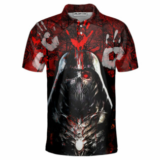 Halloween Costumes Star Wars Horror Blood Scary Darth Vader Death Masks - Polo Shirt