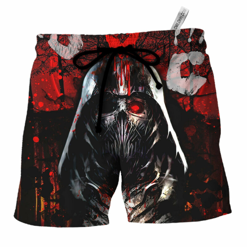 Halloween Costumes Star Wars Horror Blood Scary Darth Vader Death Masks - Beach Short