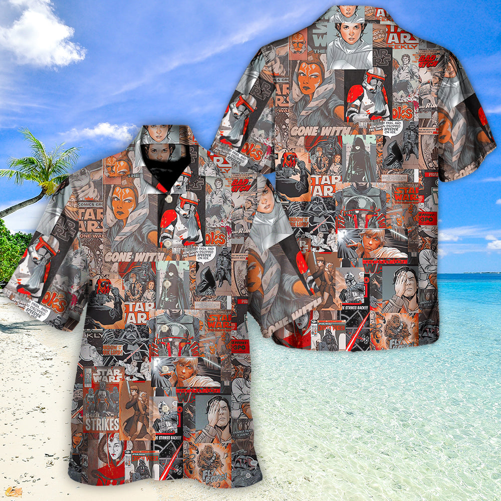 Star Wars Comic Vintage Style - Hawaiian Shirt