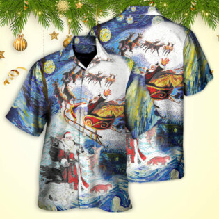 Christmas Friendly Santa With Animals - Hawaiian Shirt - Owl Ohh - Owl Ohh