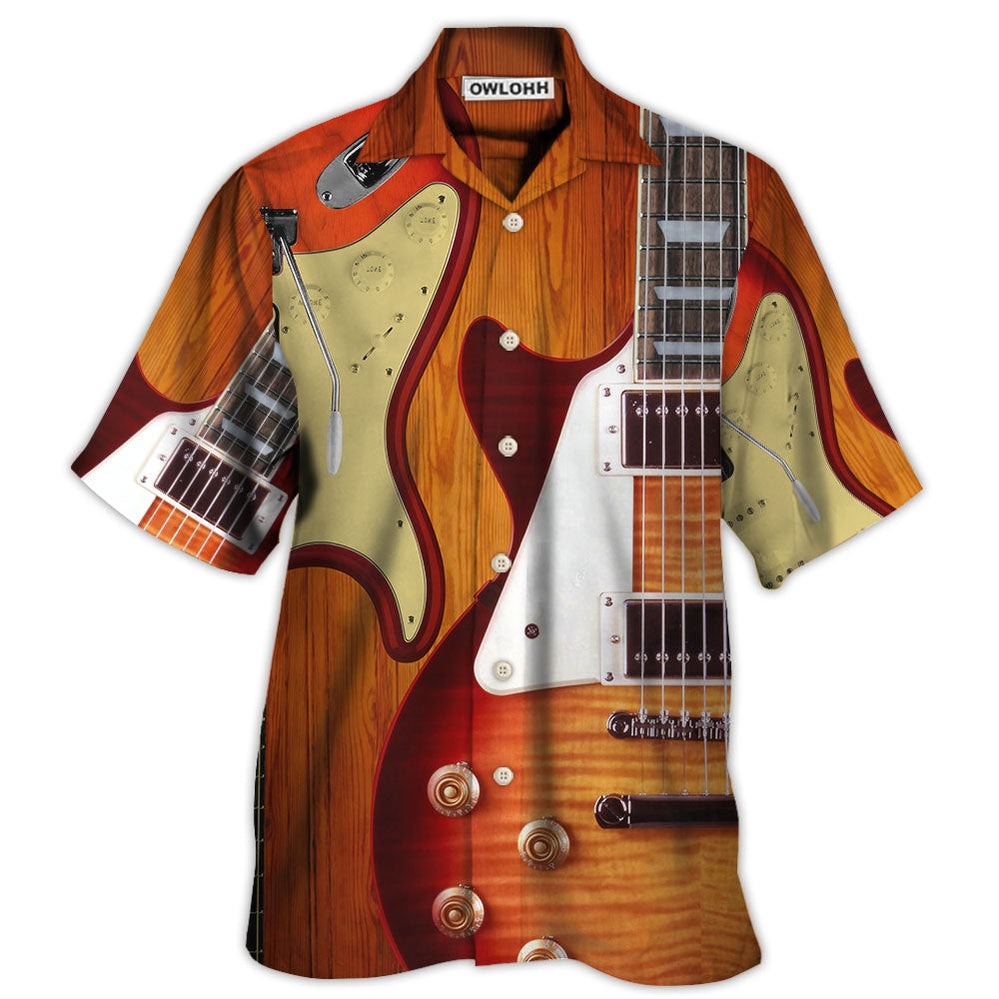 Guitar Is My Soul Vintage - Hawaiian Shirt - Owl Ohh - Owl Ohh