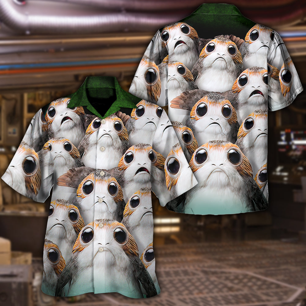 Star Wars The Last Jedi Many Porgs - Hawaiian Shirt
