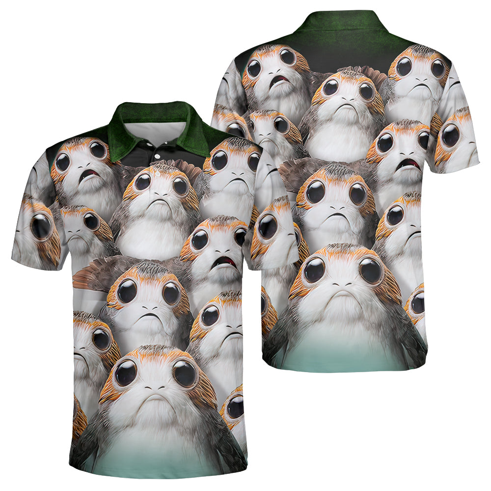 Star Wars The Last Jedi Many Porgs - Polo Shirt