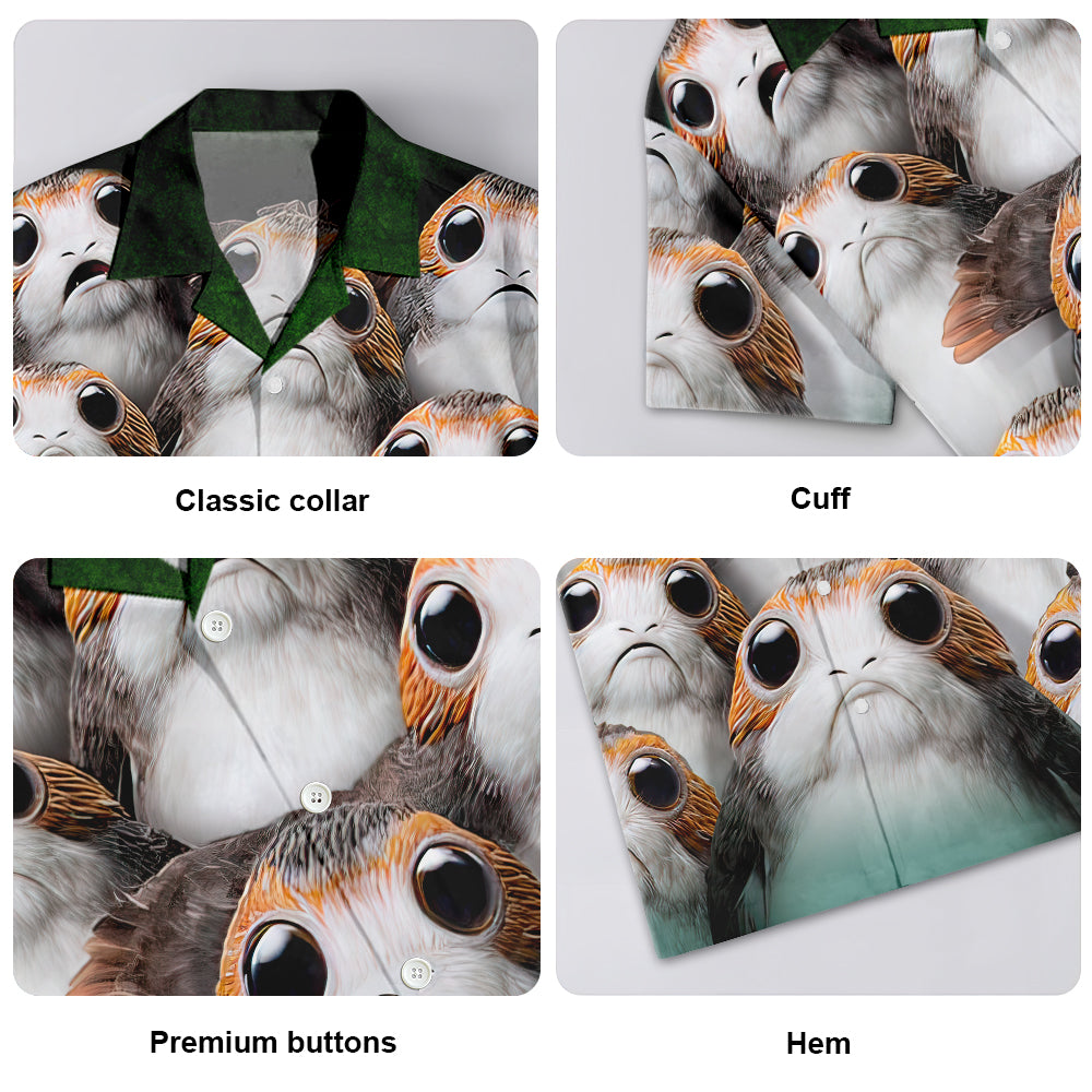 Star Wars The Last Jedi Many Porgs - Hawaiian Shirt