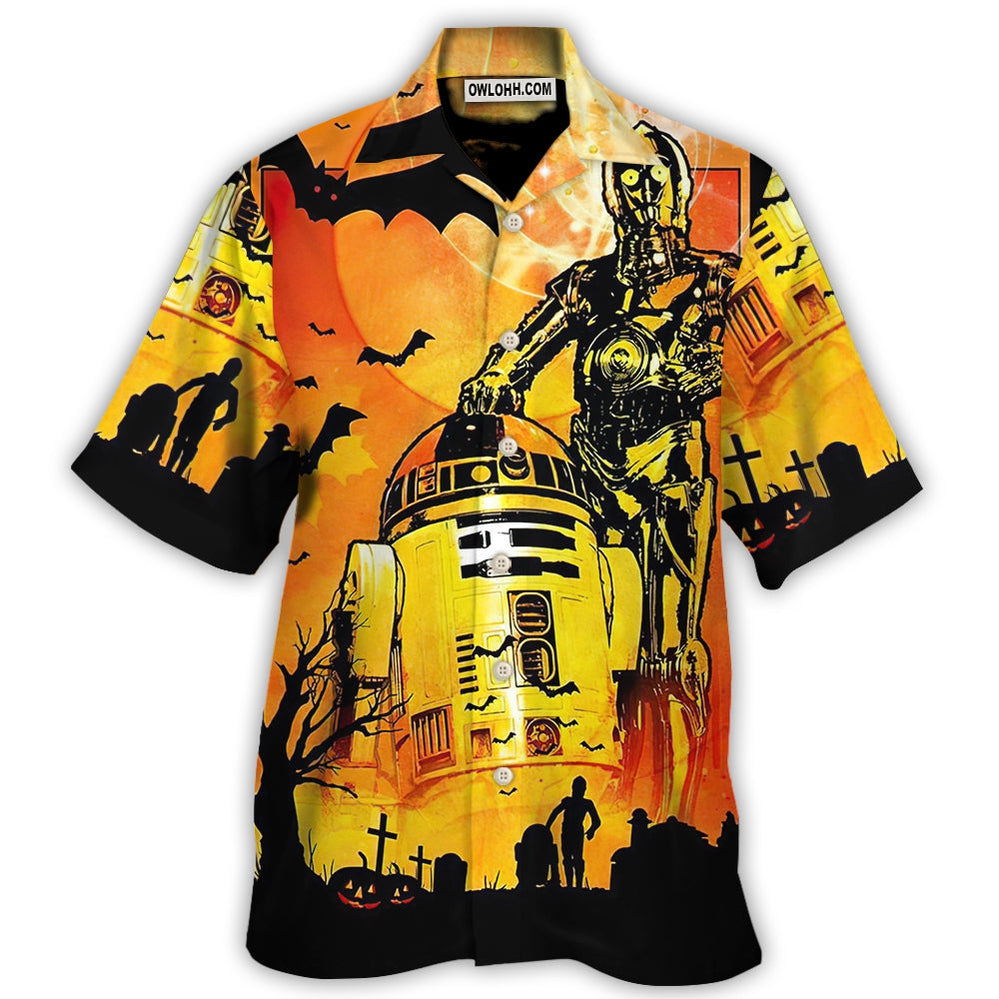 Starwars Halloween R2-D2 and C-3PO Appear - Hawaiian Shirt