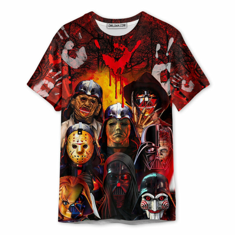 Halloween Costumes Star Wars Horror Darth Vader - Unisex 3D T-shirt
