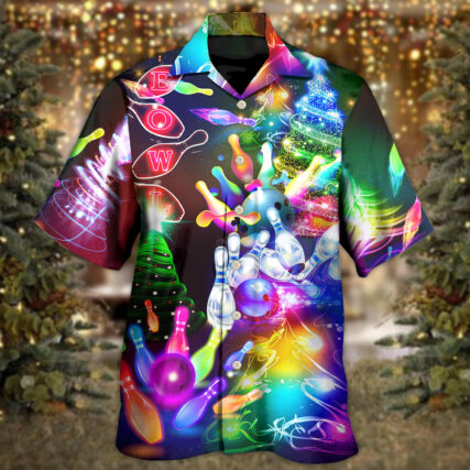 Bowling Christmas Merry Everything Happy Always - Hawaiian Shirt - Owl Ohh - Owl Ohh