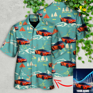 Car Driving On Mountain Custom Photo - Hawaiian Shirt - Owl Ohh for men and women, kids - Owl Ohh