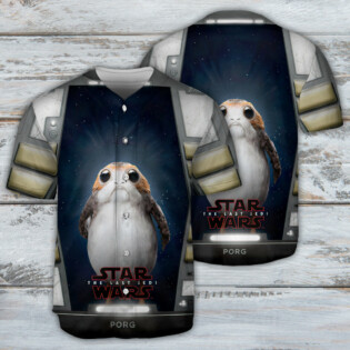 Star Wars Porgs Exist So Cute - Baseball Jersey