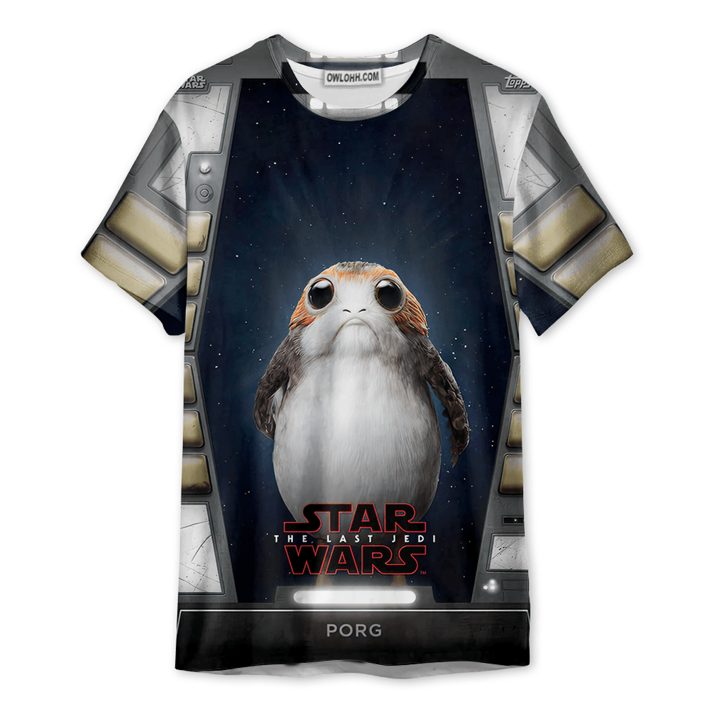 Star Wars Porgs Exist So Cute - Unisex 3D T-shirt