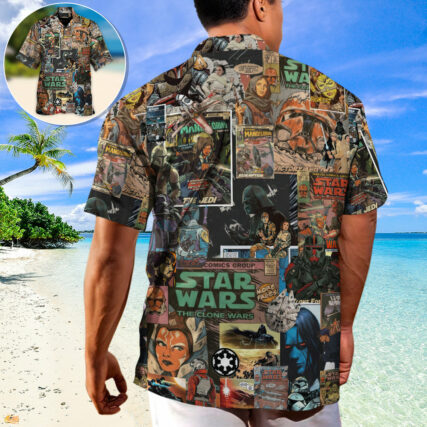 Star Wars Comic Style - Hawaiian Shirt